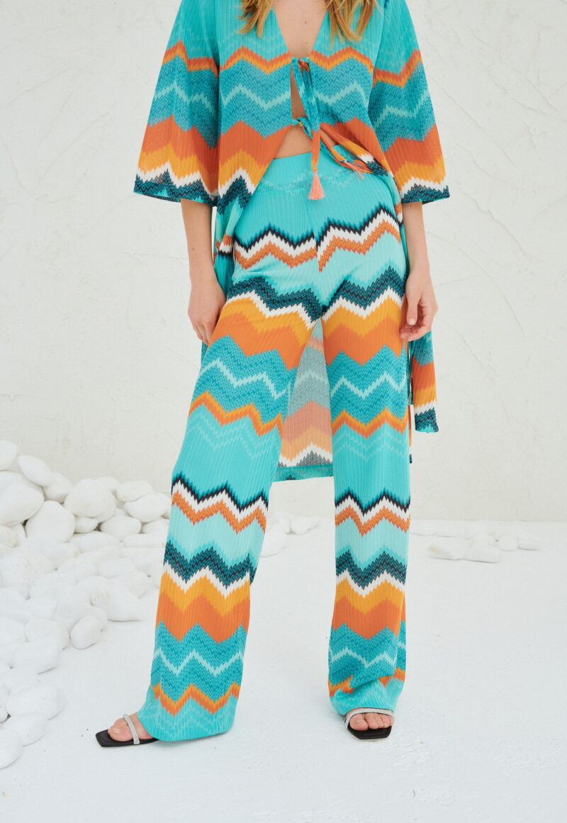 Dejavu Missoni Ψηλόμεση Παντελόνα