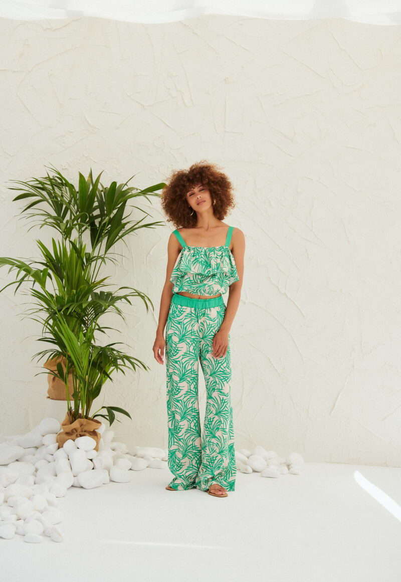 Dejavu Εμπριμέ Τοπ με Βολάν