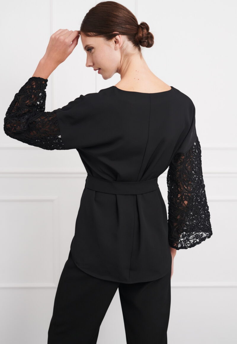 Dejavu Μπλούζα με Κηπούρ Μανίκια