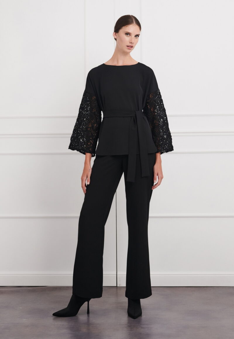 Dejavu Παντελόνι με Λάστιχο στο Πίσω Μέρος