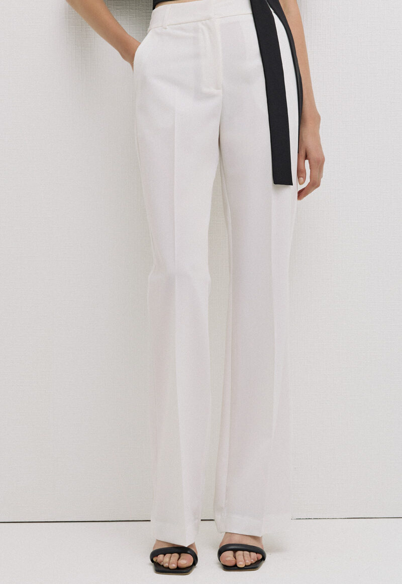 Dejavu Ψηλόμεσο Παντελόνι με Κουμπιά Πίσω