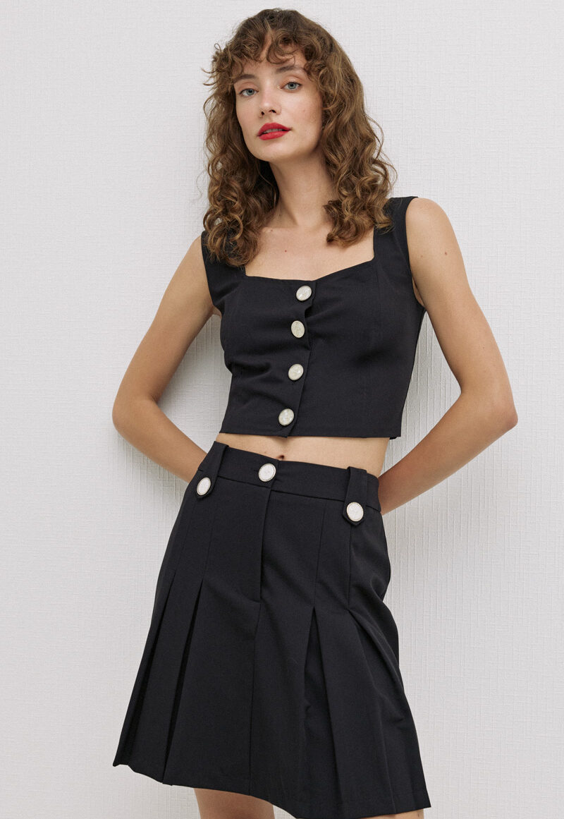 Dejavu Μπούστο με Κουμπιά