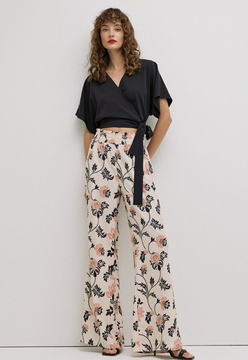 Dejavu Εμπριμέ Παντελόνα