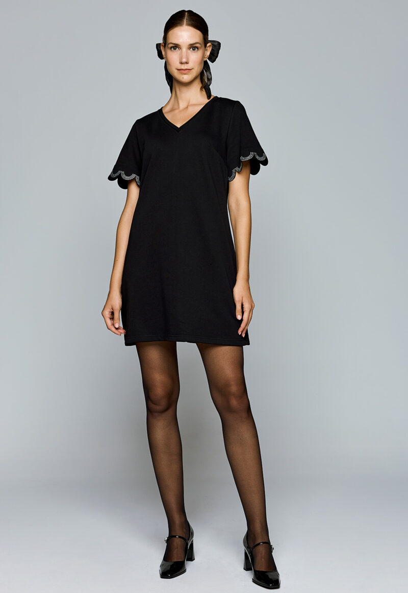 Cinderella Φούτερ Φόρεμα με Lazer Και Στρας στα Μανίκια