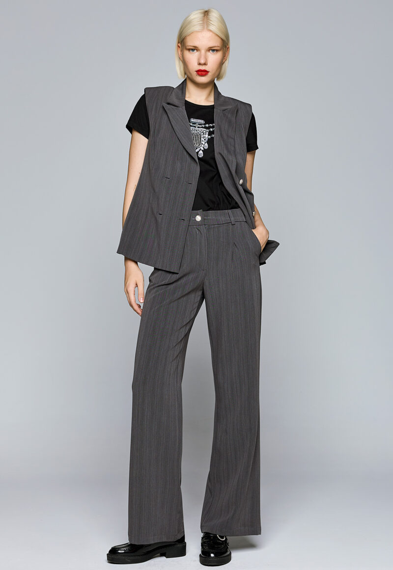 Dejavu Παντελόνι με Πιέτες