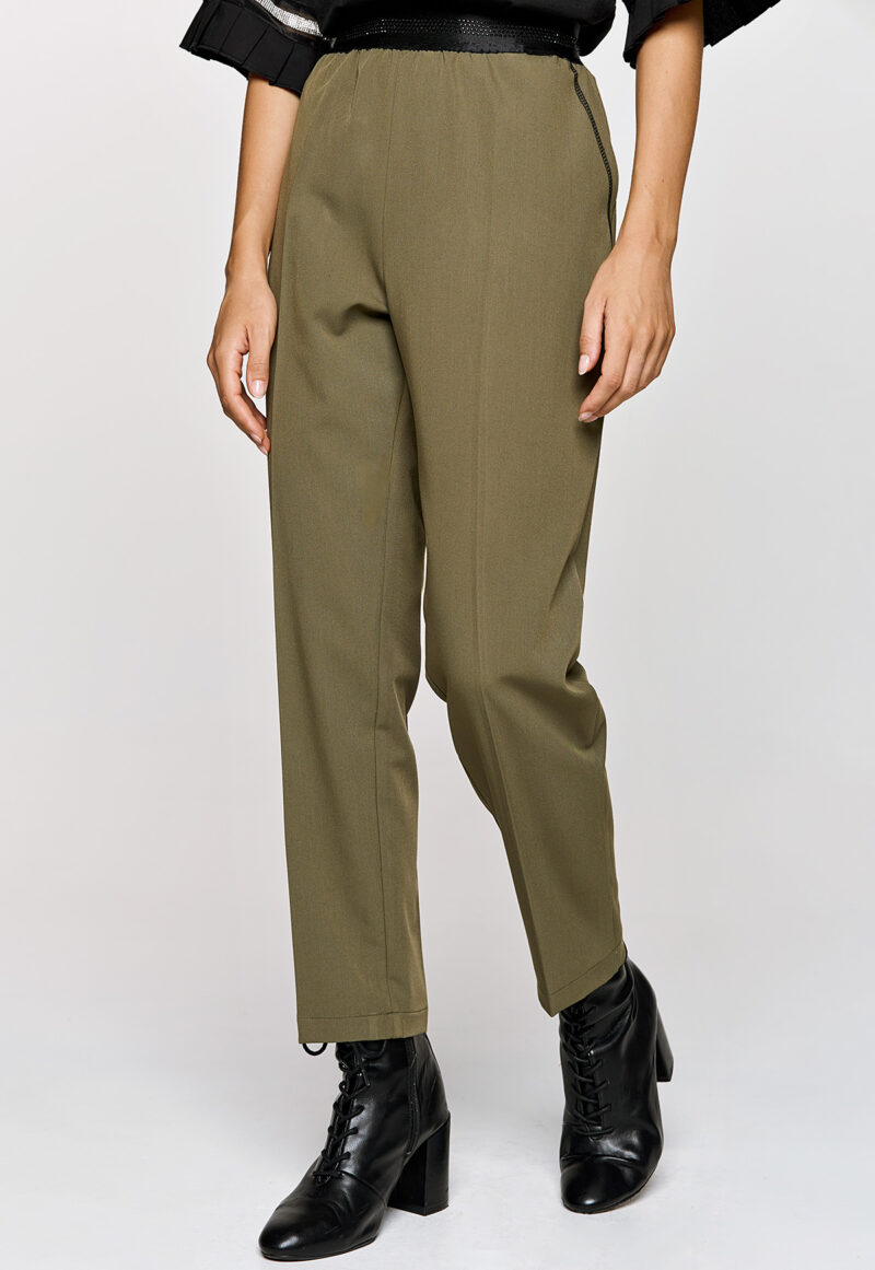 Dejavu Παντελόνι με Λάστιχο με Στρας