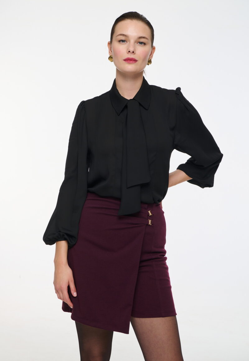 Dejavu Πουκάμισο με Πιέτες και Γραβάτα