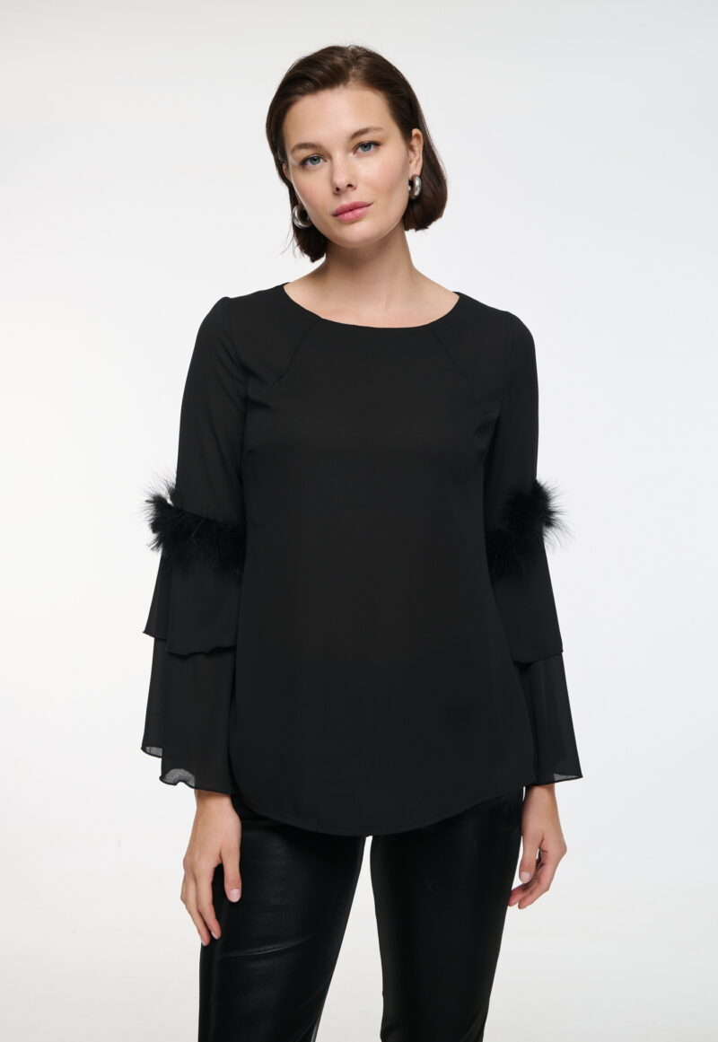 Dejavu πουκαμίσα με φτερά στα μανίκια