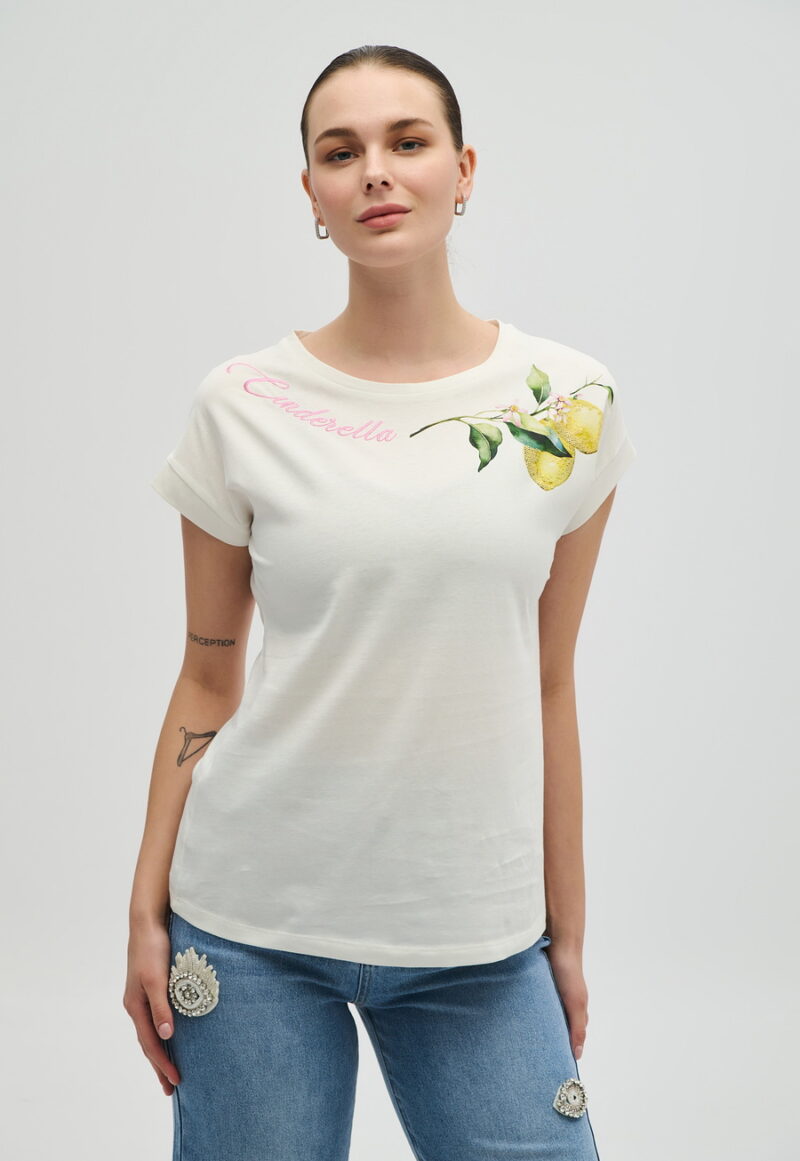 Cinderella T-Shirt με Λεμόνι