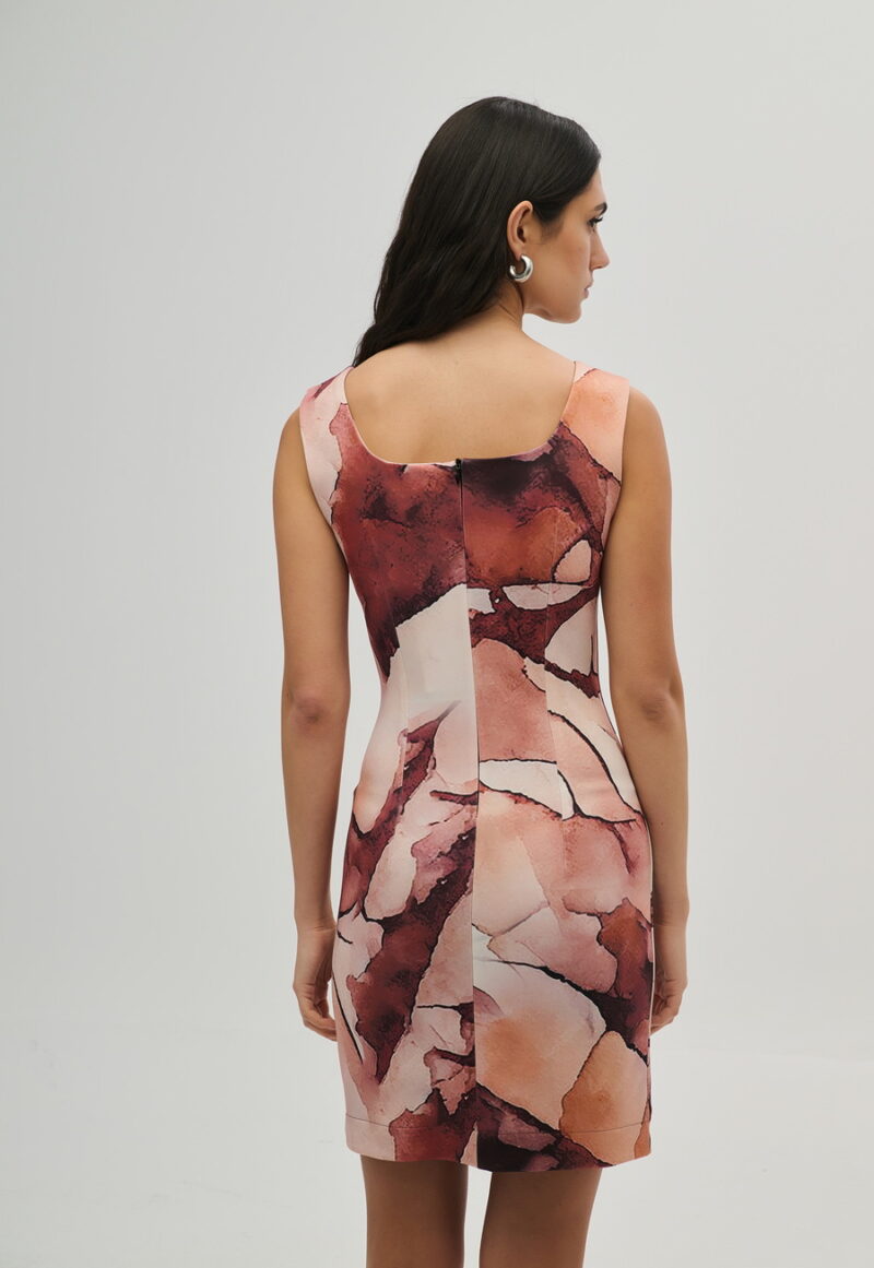 Dejavu εμπριμέ φόρεμα μίνι