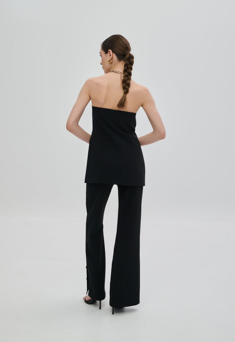 Dejavu παντελόνι Ισιο με Κουμπιά