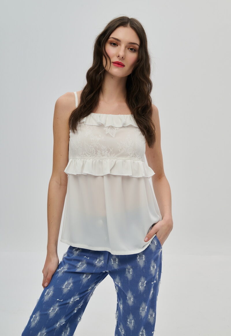 Dejavu Lingerie με Δαντέλα και Βολάν