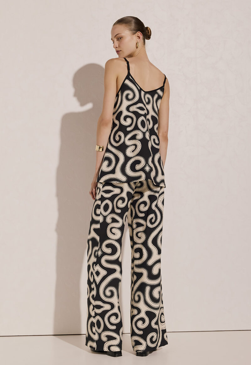 Dejavu Παντελόνα Εμπριμέ