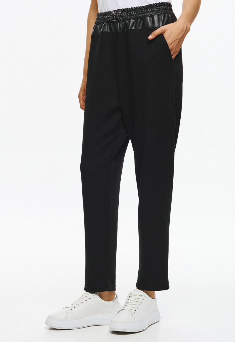 Cinderella Παντελόνι με Δερματίνη στο Λάστιχο