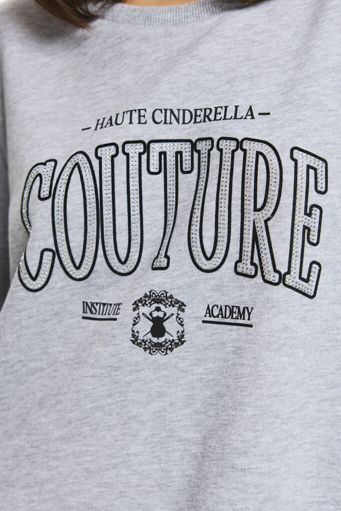 Cinderella Φούτερ Μπλούζα με Τύπωμα Couture, φωτογραφία 4