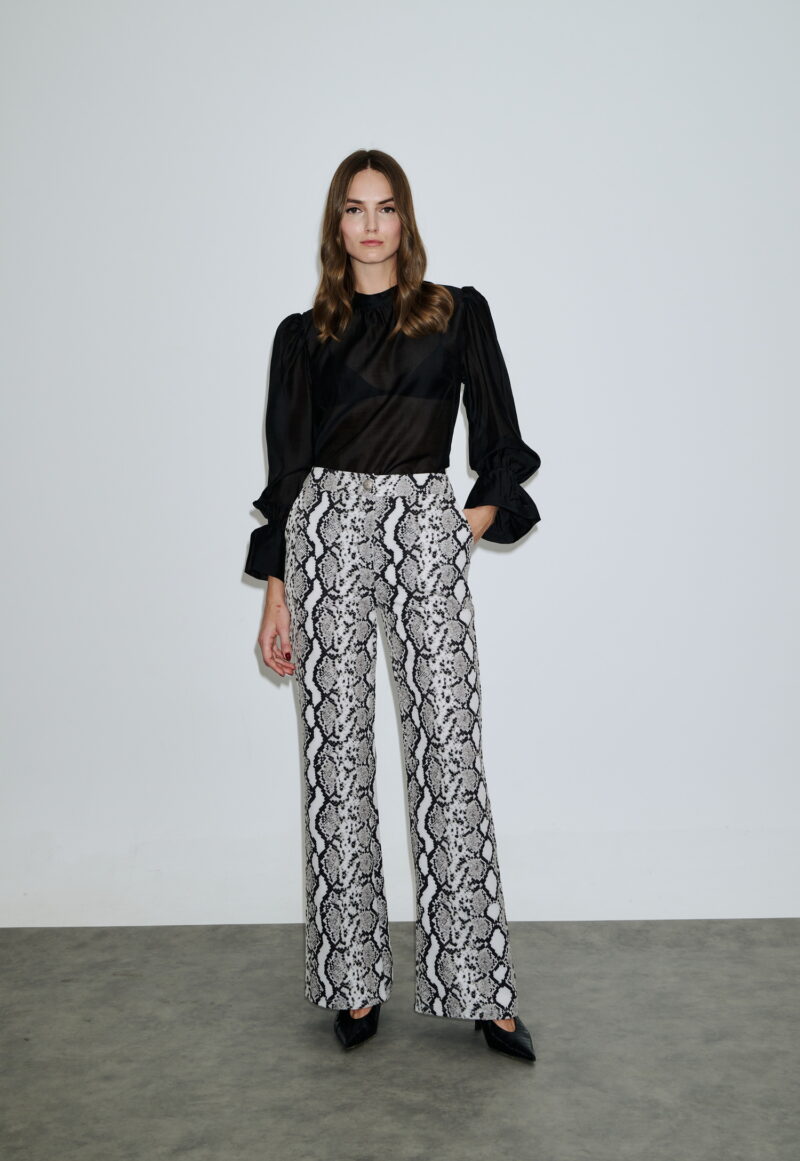 Dejavu Παντελόνα Με Τύπωμα Φίδι