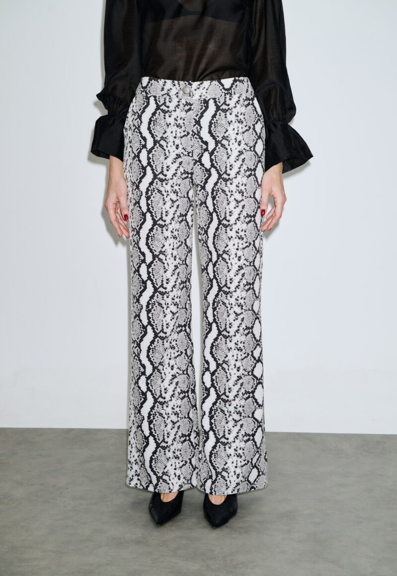 Dejavu Παντελόνα Με Τύπωμα Φίδι