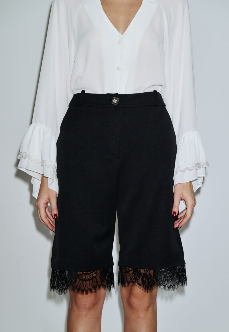 Dejavu Βερμούδα Με Δαντέλα Στον Ποδόγυρο