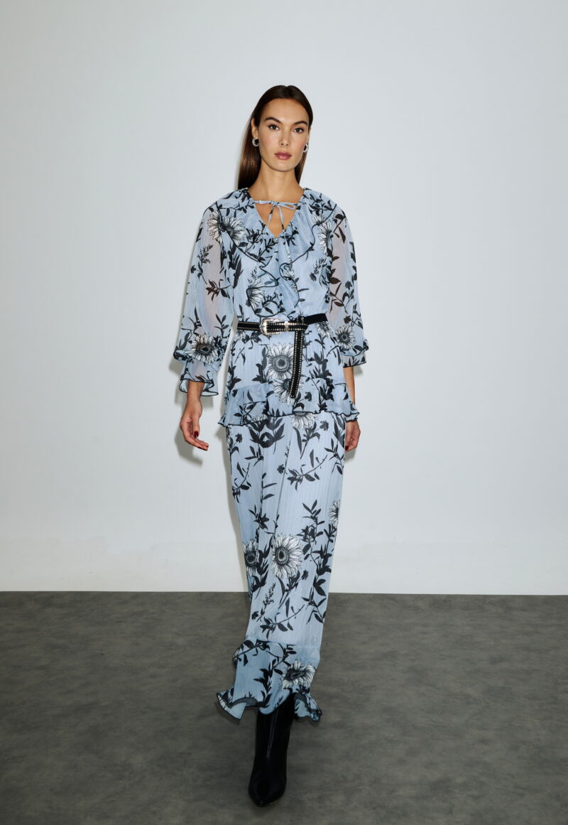 Dejavu Maxi Εμπριμέ Φόρεμα