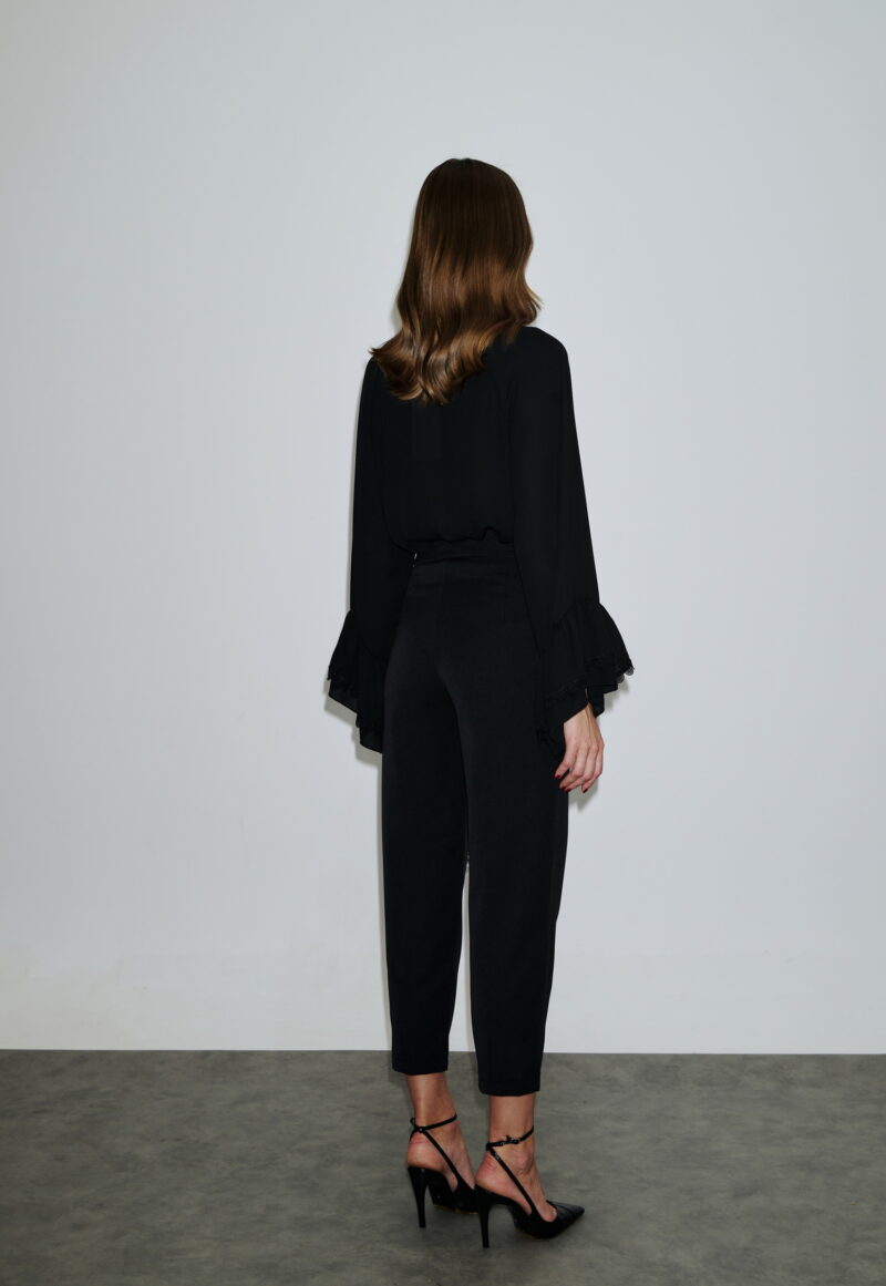 Dejavu Πουκαμίσα με  V Άνοιγμα και Κουμπί στο Λαιμό