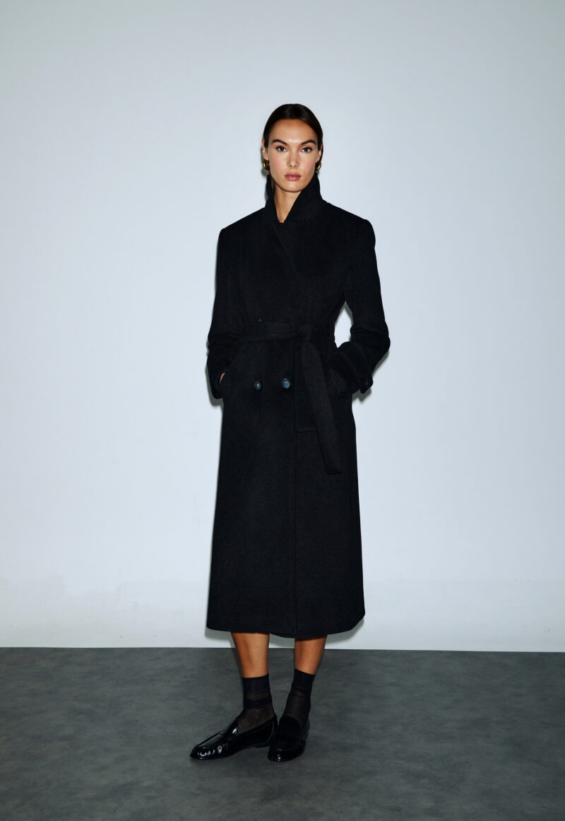 Dejavu Μακρύ Παλτό με Κουμπιά