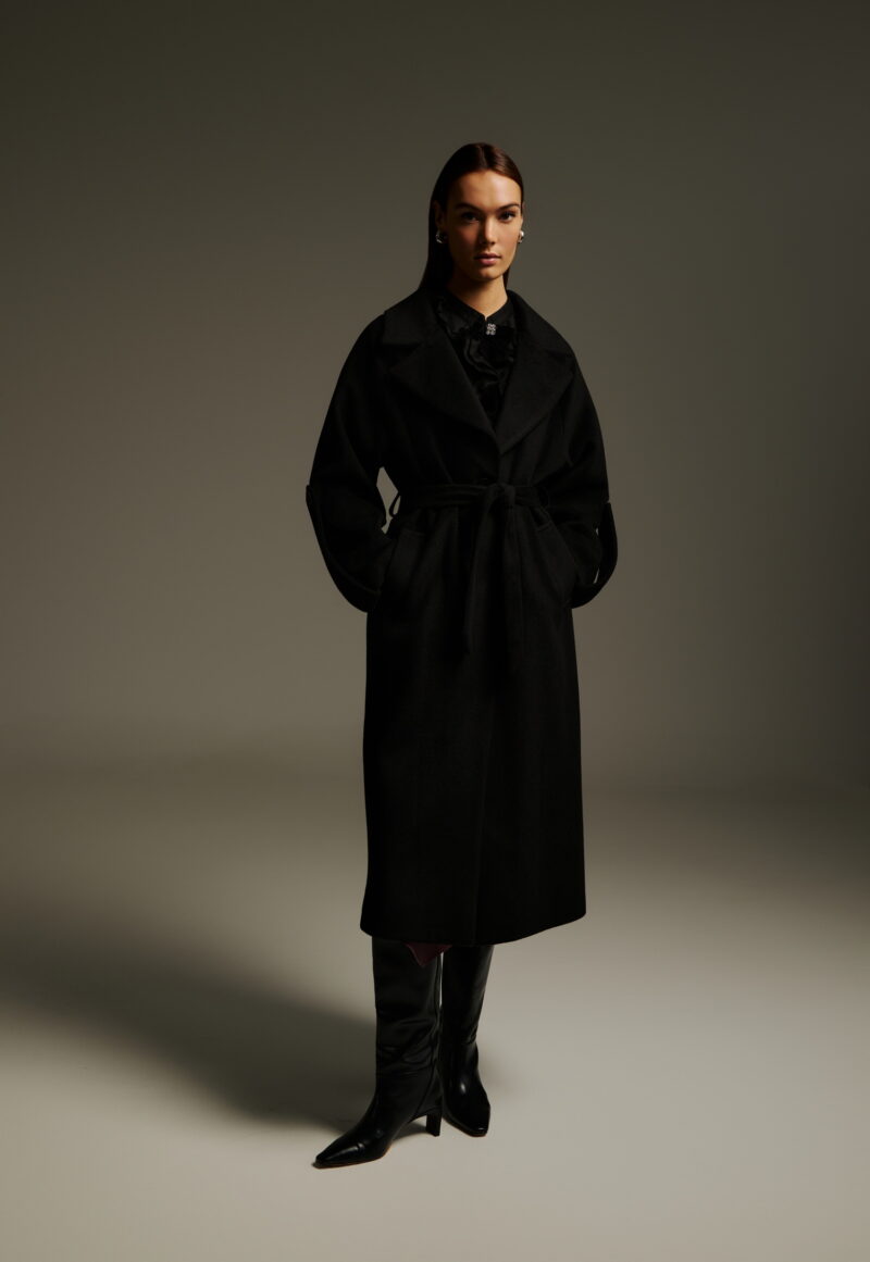 Dejavu Μακρύ Μάλλινο Παλτό