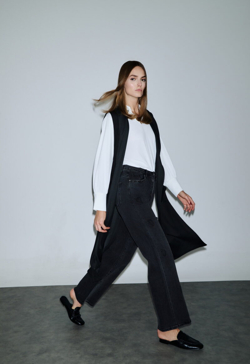 Dejavu Μακρύ Γιλέκο με Τσέπες