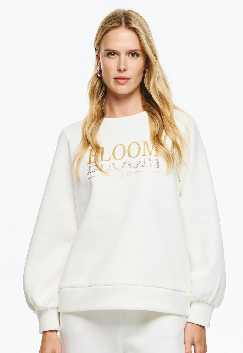 Unitee Φούτερ Μπλούζα με Τύπωμα Bloom