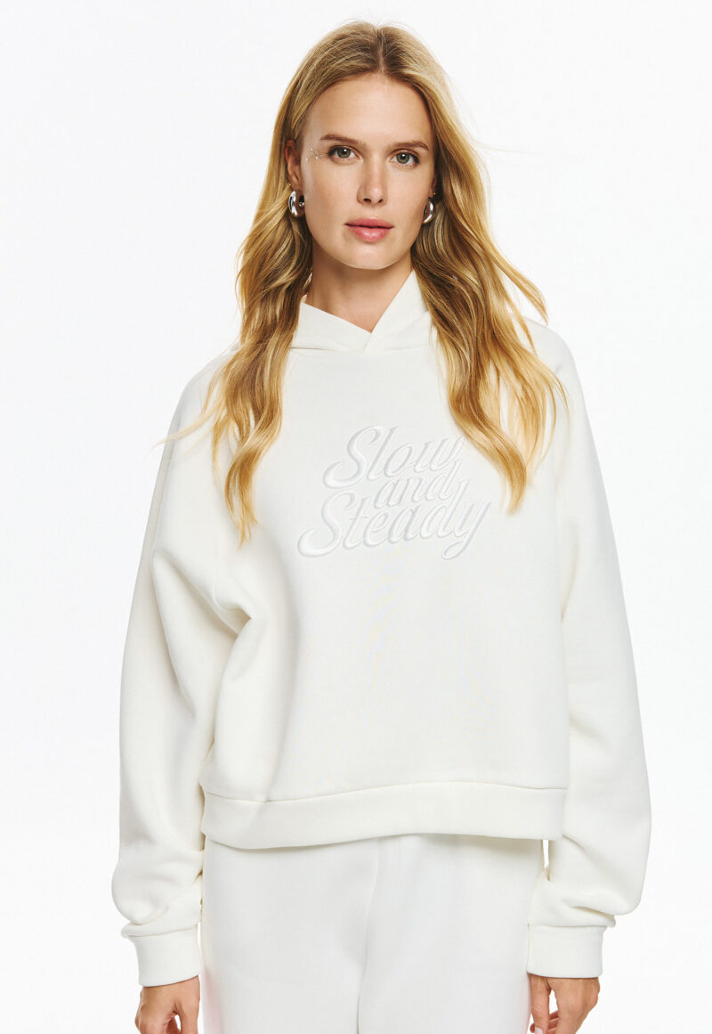 Unitee Φούτερ Μπούζα με Κέντημα