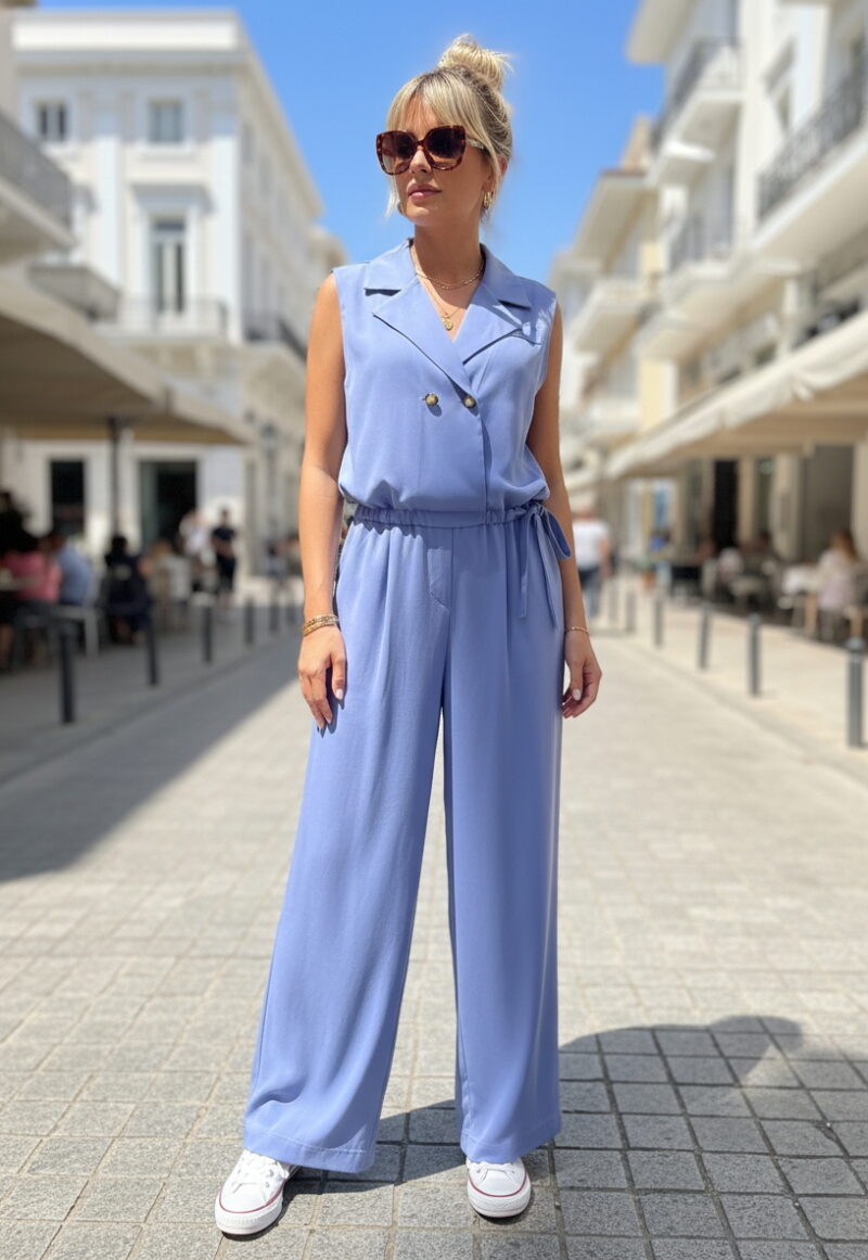 Ψηλόμεση Παντελόνα με πιέτες