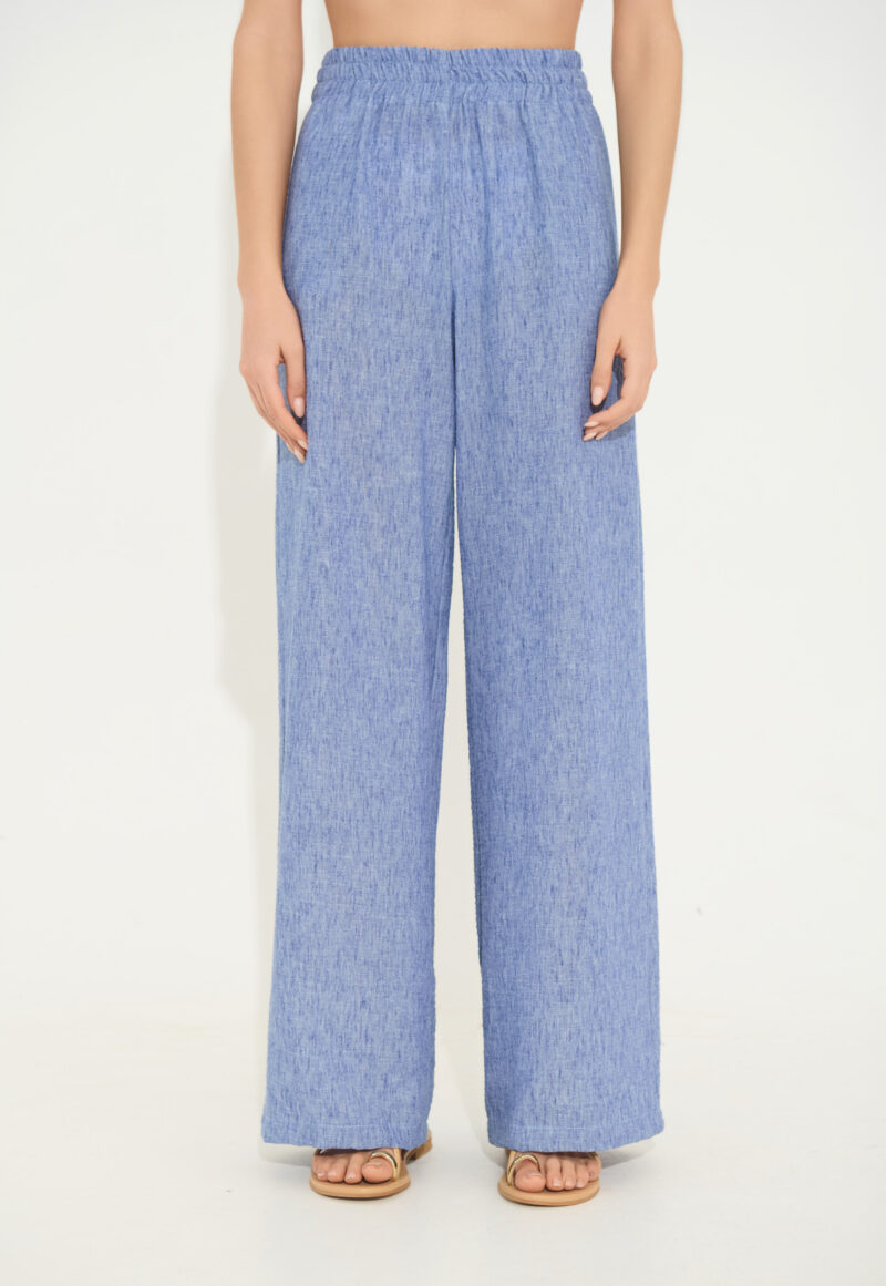 Φαρδιά Παντελόνα με Λάστιχο στην Μέση