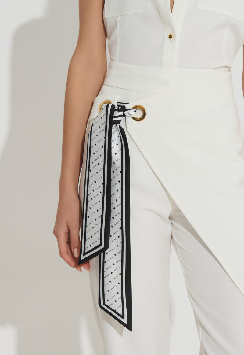 Παντελόνι με Wrap Design και Διακοσμητικό Μαντήλι