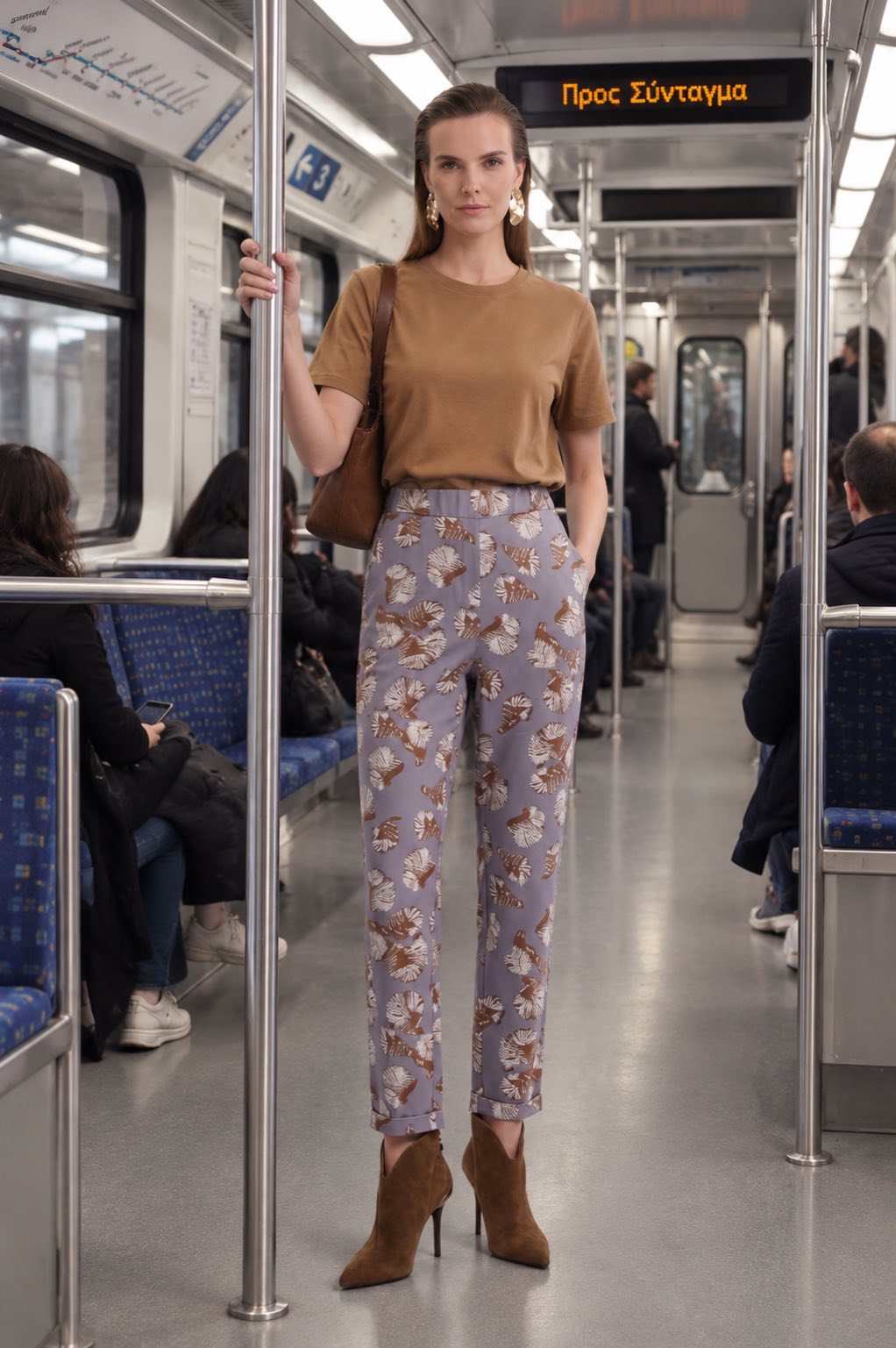 Παντελόνι με Floral Print